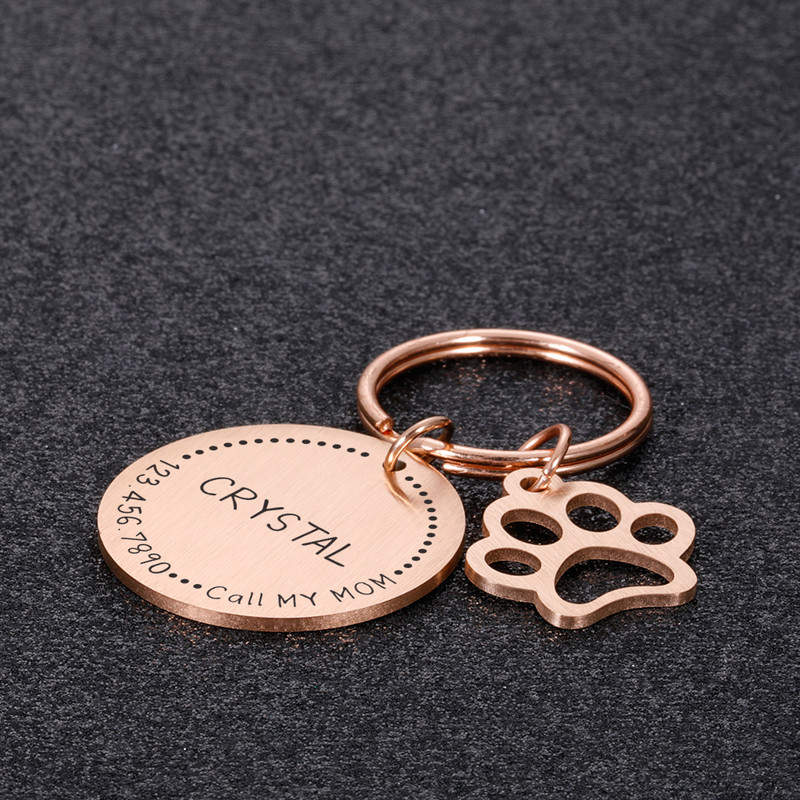 Προσαρμοσμένη ταυτότητα για κολάρο γάτας για κατοικίδια Ετικέτες διεύθυνσης για σκύλους Αξεσουάρ κατοικίδιων ζώων Εξατομικευμένο κολιέ για κουτάβι γατάκι με όνομα πιάτο για σκύλους