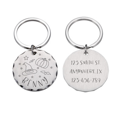 Kohandatud koera ID sildid graveeringuga nimega Isikupärastatud nimesilt Aadress Kassi kaelarihm Koerad Lemmikloomad Aksessuaarid Kassitarbed Tooted