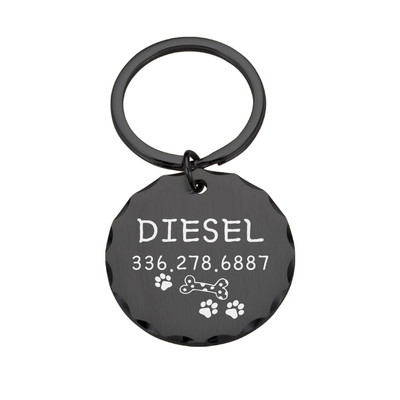 Kohandatud koera ID sildid graveeringuga nimega Isikupärastatud nimesilt Aadress Kassi kaelarihm Koerad Lemmikloomad Aksessuaarid Kassitarbed Tooted