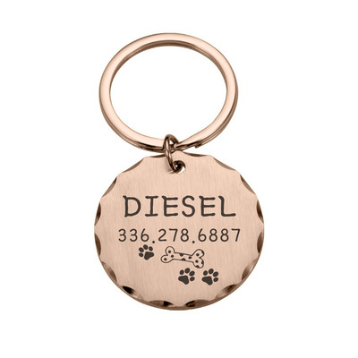 Kohandatud koera ID sildid graveeringuga nimega Isikupärastatud nimesilt Aadress Kassi kaelarihm Koerad Lemmikloomad Aksessuaarid Kassitarbed Tooted