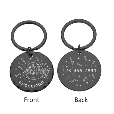 Kohandatud koera ID sildid graveeringuga nimega Isikupärastatud nimesilt Aadress Kassi kaelarihm Koerad Lemmikloomad Aksessuaarid Kassitarbed Tooted