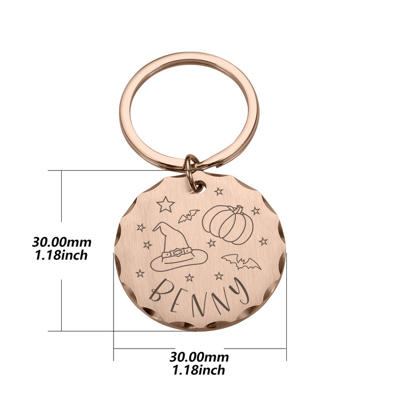 Kohandatud koera ID sildid graveeringuga nimega Isikupärastatud nimesilt Aadress Kassi kaelarihm Koerad Lemmikloomad Aksessuaarid Kassitarbed Tooted