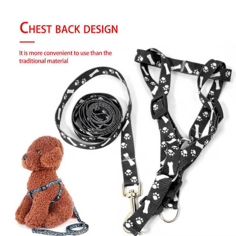 Curea pentru câine mic, pisică, neagră, guler ajustabil pentru vestă, pisică pentru câine mic, plimbare în aer liber, frânghie, accesorii pentru animale de companie