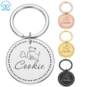 Prilagodljive pseće ogrlice s adresama za pse Medalja s ugraviranim imenom Dodaci za mače Psiće Personalizirana ogrlica za mačke Lanac