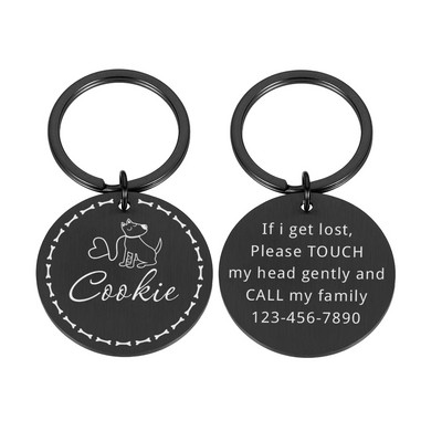 Prilagodljive pseće ogrlice s adresama za pse Medalja s ugraviranim imenom Dodaci za mače Psiće Personalizirana ogrlica za mačke Lanac