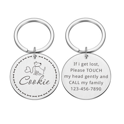 Prilagodljive pseće ogrlice s adresama za pse Medalja s ugraviranim imenom Dodaci za mače Psiće Personalizirana ogrlica za mačke Lanac