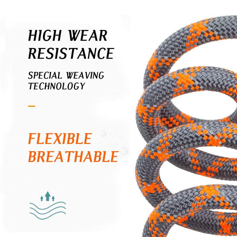 CAWAYI KENNEL Peegeldav nailonist topeltrihmad lemmikloomakoerte kett Tõmbeköie juhtmed vabade kätega jooksmiseks Köiekett suurele koerale