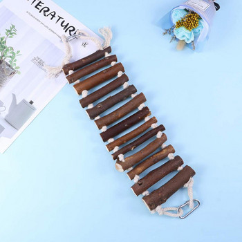 Διακόσμηση ξύλινου κλουβιού Παιχνίδι για κατοικίδια πουλί παπαγάλος σχοινί σκάλα κρεμαστή γέφυρα κρεμαστή διακόσμηση κλουβιού