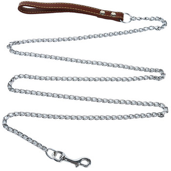 Доказателство за ухапване Heavy Duty Chain Dog Leash Pet Metal Lead Handle Trigger Hook Pet Training Collar Leash Колие Dog Product