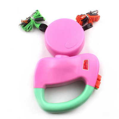 Frânghie de tracțiune cu două capete, retractabilă automată, reflectorizantă, lanț pentru câini, cu două lesă, pentru animale de companie, frânghie de patrulă pentru căței