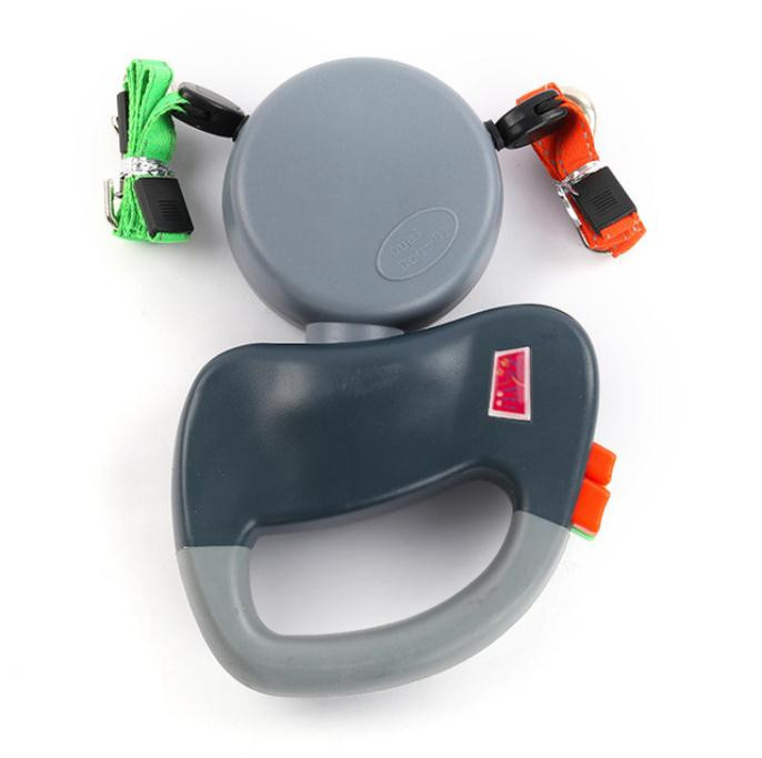 Frânghie de tracțiune cu două capete, retractabilă automată, reflectorizantă, lanț pentru câini, cu două lesă, pentru animale de companie, frânghie de patrulă pentru căței