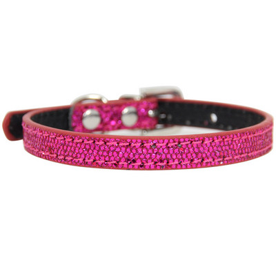 Καυτές εκπτώσεις Super Shining Diamond Rhinestone Γιακά Γάτας Κουτάβι Μωρό Σκύλος Γιακά Γάτα Δερμάτινο λουράκι Αξεσουάρ για γατάκι Κουτάβι για κατοικίδιο