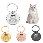 Personalizirani kućni ljubimac, mačka, pas, identifikacijska oznaka, dodaci za ogrlicu, prilagođena gravirana ogrlica, šarm, oprema za nestašne mačke, oznaka s imenom proizvoda