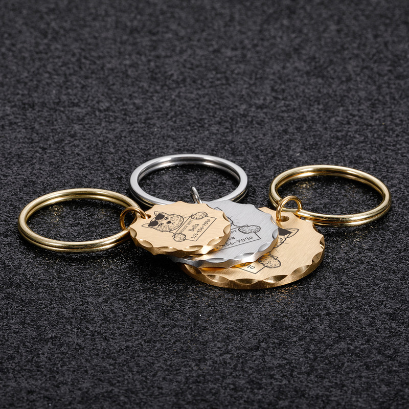 Personalizirani kućni ljubimac, mačka, pas, identifikacijska oznaka, dodaci za ogrlicu, prilagođena gravirana ogrlica, šarm, oprema za nestašne mačke, oznaka s imenom proizvoda