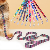 Dog Traction Rope Πολύχρωμο Dog Rope Bright and Novel Pet with Color Dog Rope Printing Pet Traction 1,2 M 1,5 M