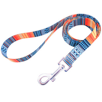 Въже за теглене на кучета Многоцветно въже за кучета Ярък и нов домашен любимец с цветен печат на въже за кучета Pet Traction 1,2 M 1,5 M