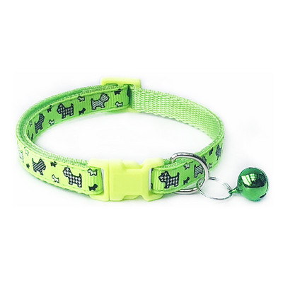 1 buc. Accesorii colorate pentru animale de companie Guler pentru pisici Colier pentru pisici și imprimare Guler reglabil pentru poziționare a clopotului Guler pentru câini pentru animale de companie Dropship