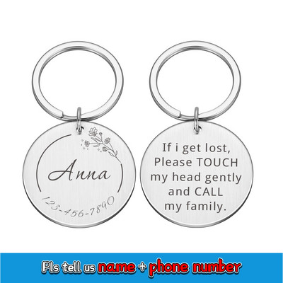 Etichete de identificare pentru câini, 4 culori, personalizate, inimă de pădure