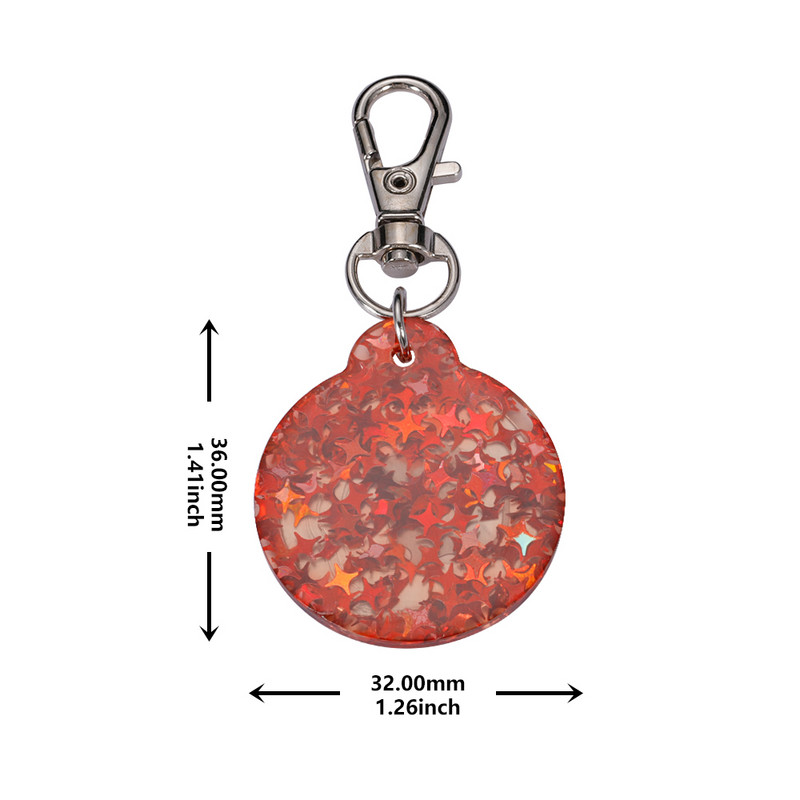 Etichete anti-pierdere pentru câini pentru pisici Etichetă personalizată pentru animale de companie Etichetă de identificare acrilică Accesorii personalizate pentru zgarda colorate Etichetă cu nume pentru animale Etichete de identificare pentru animale de 