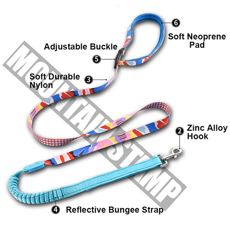 Μαλακό λουρί σκύλου για τρέξιμο χωρίς ελαστικό αντανακλαστικό λουρί για κατοικίδια λουρί για σκύλους με δυνατότητα επέκτασης ισχυρά λουριά για κατοικίδια