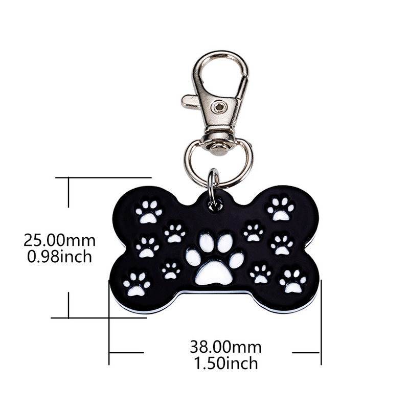 Dropshipping Etichetă personalizată pentru câini Etichete de identificare pentru pisici Accesorii pentru zgarda pentru animale de companie Etichetă cu nume personalizate zgarda pentru câini din oțel inoxidabil