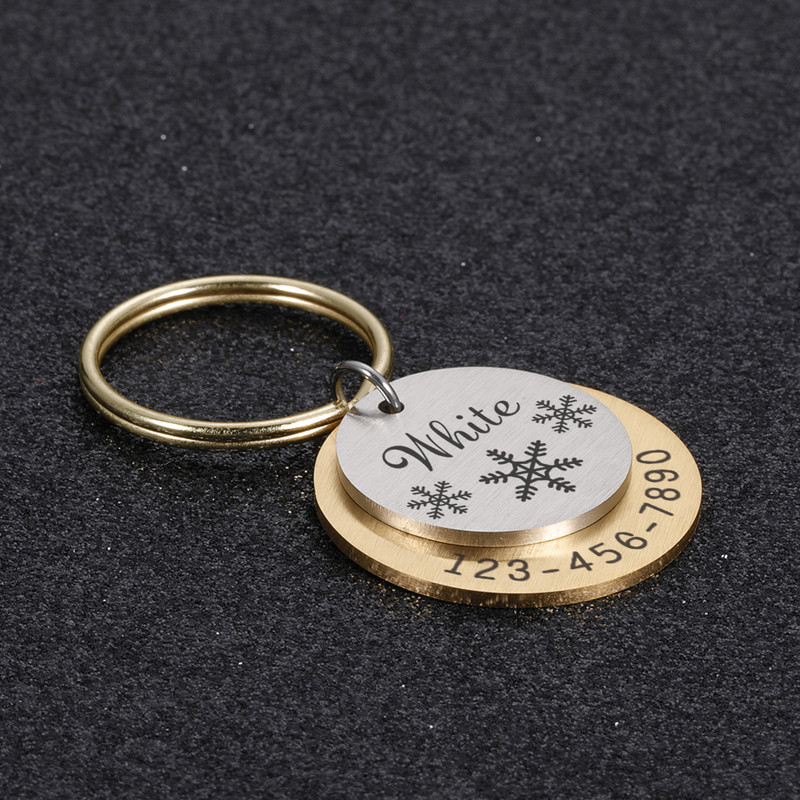 Isikupärastatud koera kassi lemmiklooma ID sildid Graveeritud kassi kutsika lemmiklooma ID-numbri aadressi kaelarihma silt Kohandatud ripats lemmiklooma tarvikud