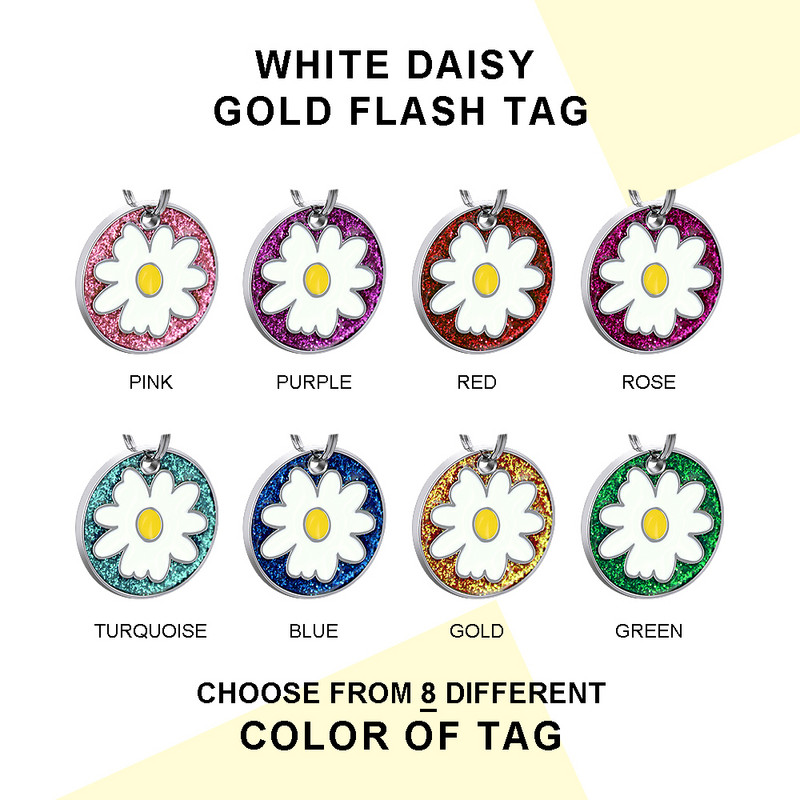 Etichetă personalizată de identificare pentru câini pentru pisici Etichete rotunde personalizate Etichetă cu plăcuță de identificare pentru guler din oțel inoxidabil gravat pentru câini, pisici, accesorii pentru animale de companie