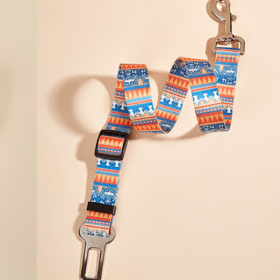 Imprimare Tide centură de siguranță pentru mașină pentru animale de companie, ham ajustabil pentru chihuahua, curele de lesă, frânghie de tracțiune, chingi de nailon, accesorii, articole pentru animale de companie.