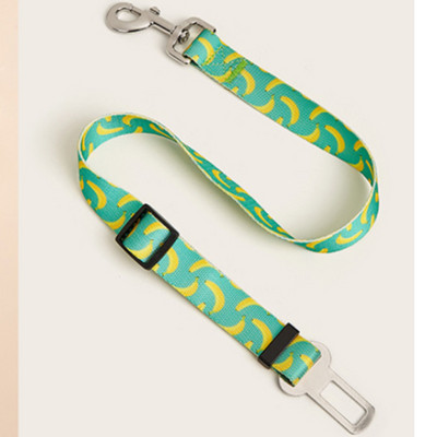 Imprimare Tide centură de siguranță pentru mașină pentru animale de companie, ham ajustabil pentru chihuahua, curele de lesă, frânghie de tracțiune, chingi de nailon, accesorii, articole pentru animale de companie.