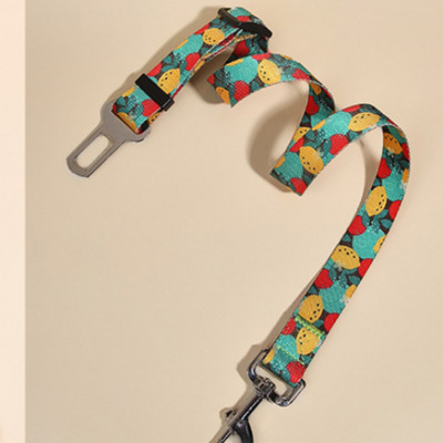 Imprimare Tide centură de siguranță pentru mașină pentru animale de companie, ham ajustabil pentru chihuahua, curele de lesă, frânghie de tracțiune, chingi de nailon, accesorii, articole pentru animale de companie.