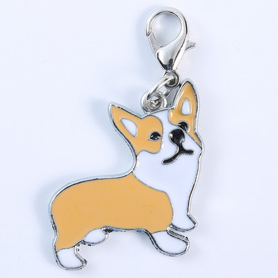 Suņa kaklasiksnas piekariņas ID birka ar dažādiem suņu veidiem, bezmaksas gravēšana mājdzīvnieku personalizēta kaklarota vārda dzimšanas dienas identifikācijas zīme kucēnu aksesuāri