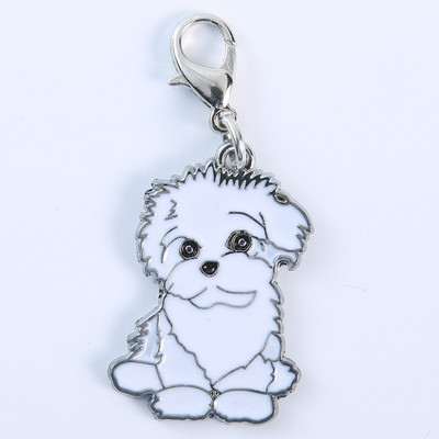 Suņa kaklasiksnas piekariņas ID birka ar dažādiem suņu veidiem, bezmaksas gravēšana mājdzīvnieku personalizēta kaklarota vārda dzimšanas dienas identifikācijas zīme kucēnu aksesuāri