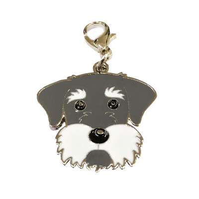 Suņa kaklasiksnas piekariņas ID birka ar dažādiem suņu veidiem, bezmaksas gravēšana mājdzīvnieku personalizēta kaklarota vārda dzimšanas dienas identifikācijas zīme kucēnu aksesuāri