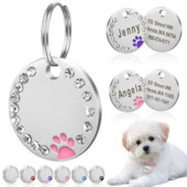 Personalizirana ogrlica za kućne ljubimce Besplatna ID oznaka Graviranje Pas Anti-lost Pločica s imenom Privjesak Chihuahua Accesorios Puppy Prilagođeni proizvodi