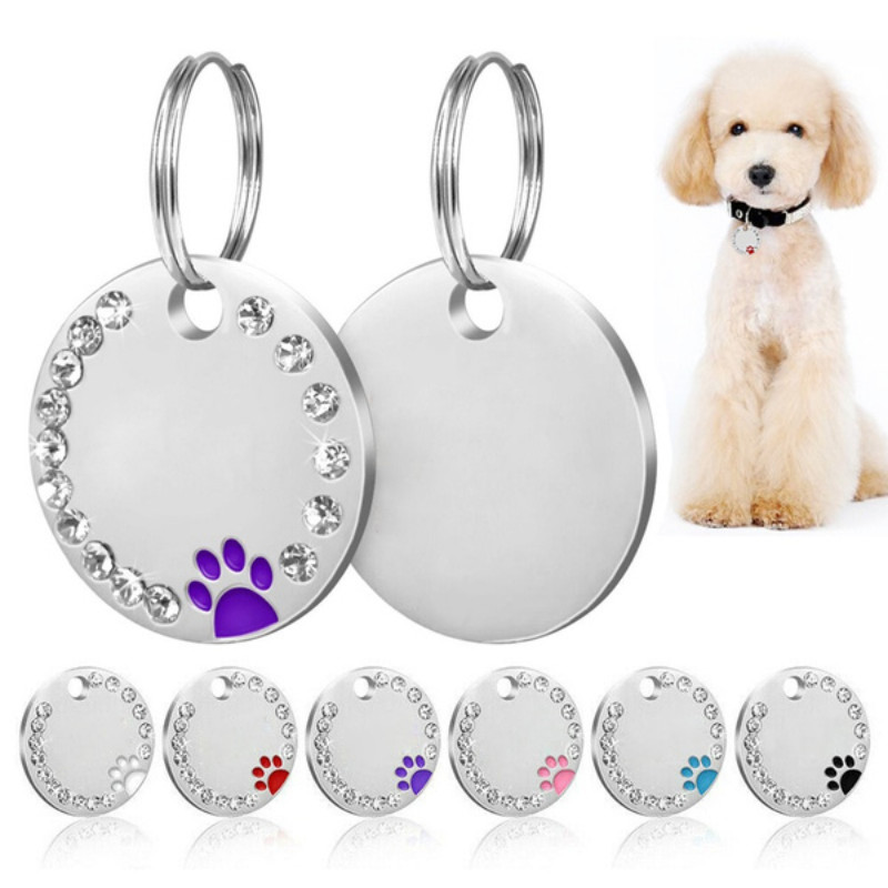 Personalizirana ogrlica za kućne ljubimce Besplatna ID oznaka Graviranje Pas Anti-lost Pločica s imenom Privjesak Chihuahua Accesorios Puppy Prilagođeni proizvodi