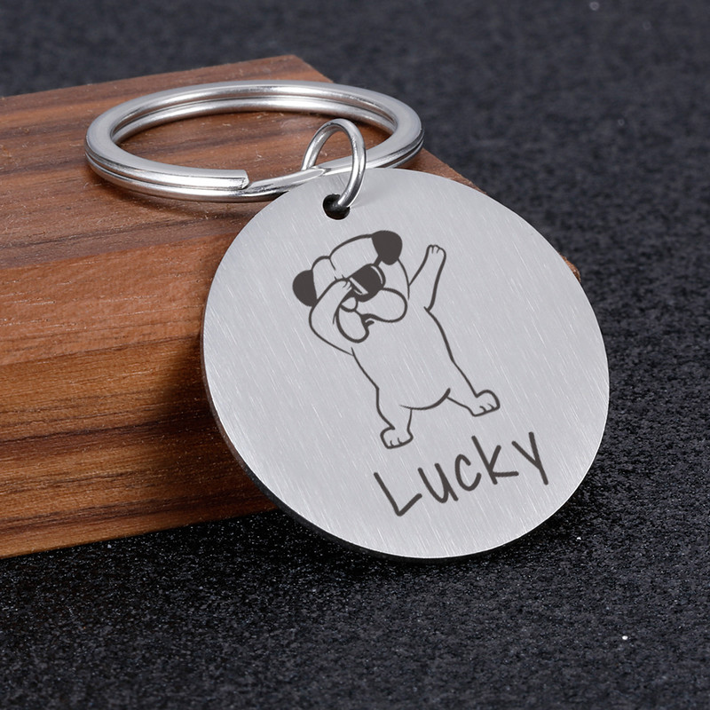 Εξατομικευμένο μετάλλιο ταυτότητας σκύλων με χαρακτική πινακίδα για γάτα σκύλου Επιλέξτε μοτίβο Ετικέτες ταυτότητας κατά της απώλειας Εξατομικευμένη ετικέτα για κολάρο κουταβιού για κατοικίδια