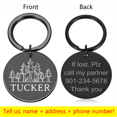 Προσαρμοσμένο όνομα Ετικέτες διεύθυνσης κατοικίδιου σκύλου Ετικέτες κολάρο γάτας Αξεσουάρ Διακόσμηση Ταυτότητα κατοικίδιων ετικέτες σκύλου Κολάρα από ανοξείδωτο ατσάλι Ετικέτα γάτας