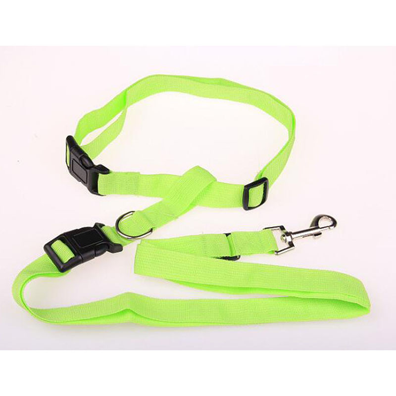 Υπέροχο εύκολο ρυθμιζόμενο Handsfree Dog Pet Walking Running Jogging Lead ζώνη ζώνης μέσης Ζώνη στήθους Ζεστή προσφορά