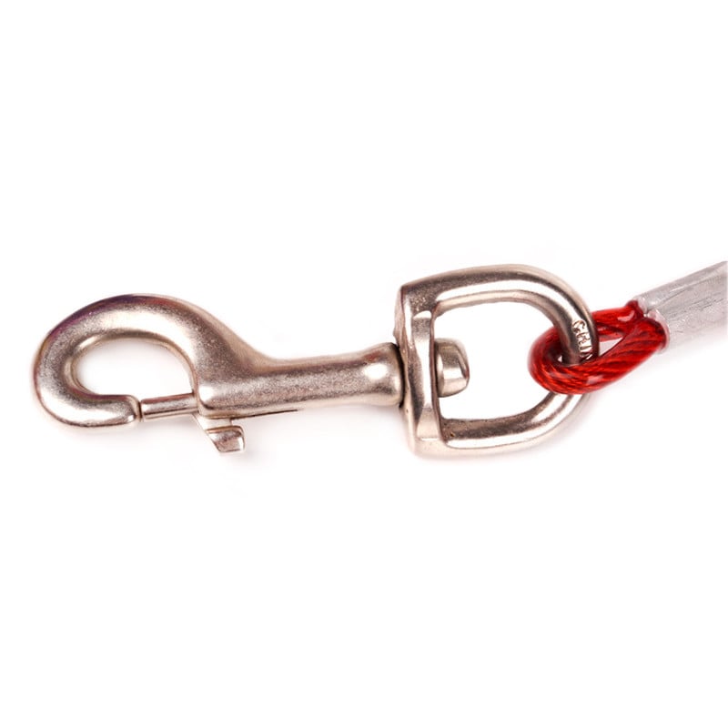 3M/5M/10M terastraadist lemmikloomarihmad kahele koerale, 3-värviline hammustusvastane sidumiskaabel välistingimustes kasutamiseks mõeldud koerarihmaga topeltrihm