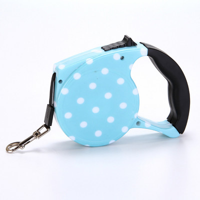 5M πολύχρωμο αναδιπλούμενο λουρί σκύλου που εκτείνεται για κουτάβι για βόλτα με λουριά για σκύλους κατοικίδιων ζώων Ελεύθερα λουριά για τρέξιμο