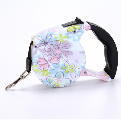 5M πολύχρωμο αναδιπλούμενο λουρί σκύλου που εκτείνεται για κουτάβι για βόλτα με λουριά για σκύλους κατοικίδιων ζώων Ελεύθερα λουριά για τρέξιμο