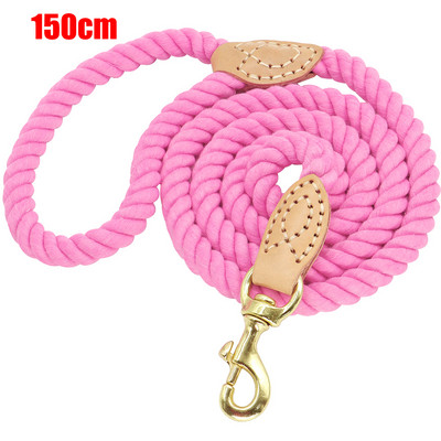 Lesă pentru câini colorată, rotundă, din bumbac, frânghie de plumb, drăguț, curcubeu, pentru animale de companie, lesă lungă, centură, în aer liber, mers, dresaj, frânghii