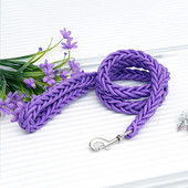 Μεγάλα σκυλιά Nylon Dog Leash Διπλά Χρώματα Καμβάς Διπλής Σειράς Ρυθμιζόμενο κολάρο σκύλου για μεσαίου μεγέθους σκύλους 130cm