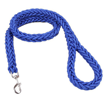 Μεγάλα σκυλιά Nylon Dog Leash Διπλά Χρώματα Καμβάς Διπλής Σειράς Ρυθμιζόμενο κολάρο σκύλου για μεσαίου μεγέθους σκύλους 130cm