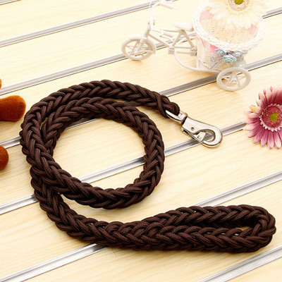 Μεγάλα σκυλιά Nylon Dog Leash Διπλά Χρώματα Καμβάς Διπλής Σειράς Ρυθμιζόμενο κολάρο σκύλου για μεσαίου μεγέθους σκύλους 130cm