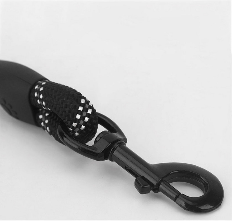 Κοντό σχοινί λουριών σκύλου 2FT, ισχυρό μόλυβδο ορεινής αναρρίχησης, αντανακλαστικά λουριά εκπαίδευσης με καραμπίνερ για μεγάλα και πολύ μεγάλα