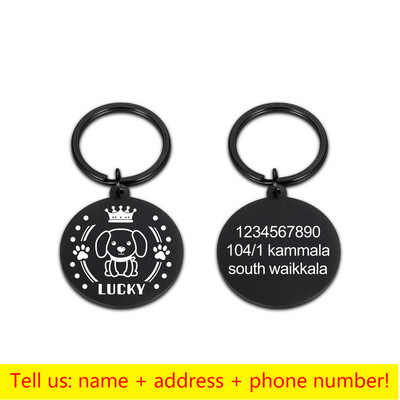 Isikupärastatud lemmiklooma ID-sildid Medal Graveerimine Koera kaelarihm nimenumbriga Kassipojad Koerad Kaotsiminekuvastane ripats Kohandatud isetegemise tarvikud