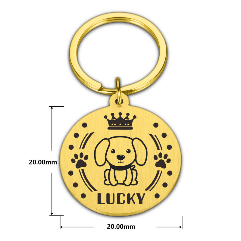 Isikupärastatud lemmiklooma ID-sildid Medal Graveerimine Koera kaelarihm nimenumbriga Kassipojad Koerad Kaotsiminekuvastane ripats Kohandatud isetegemise tarvikud