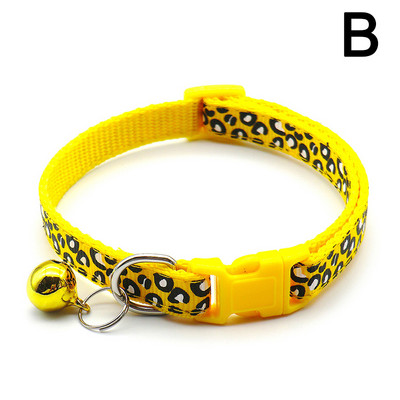 Guler elegant pentru câine, pisică leopard, cataramă reglabilă, desene animate pentru câine, guleră amuzantă pentru animale de companie, plumb, etichetă de identificare pentru animale de companie, accesorii, bunuri pentru animale
