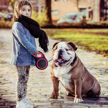 3M 5M 8M Издръжливи каишки за домашни кучета за големи кучета Автоматично удължаващо теглително въже Прибиращи се поводи за каишка за разходка на големи кучета